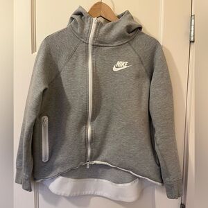 Nike • Tech Fleece Cape Hoodie • Asymmetrical Zip • Size M